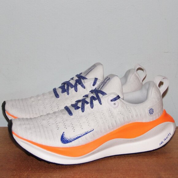 Nike ReactX Infinity Run 4 Blueprint Running Mens 7 White Blue Orange - Picture 2 of 7